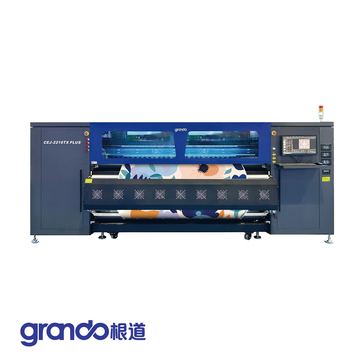 2.2m Industrial High Speed Dye Sublimation Printer with sixteen i3200 print heads